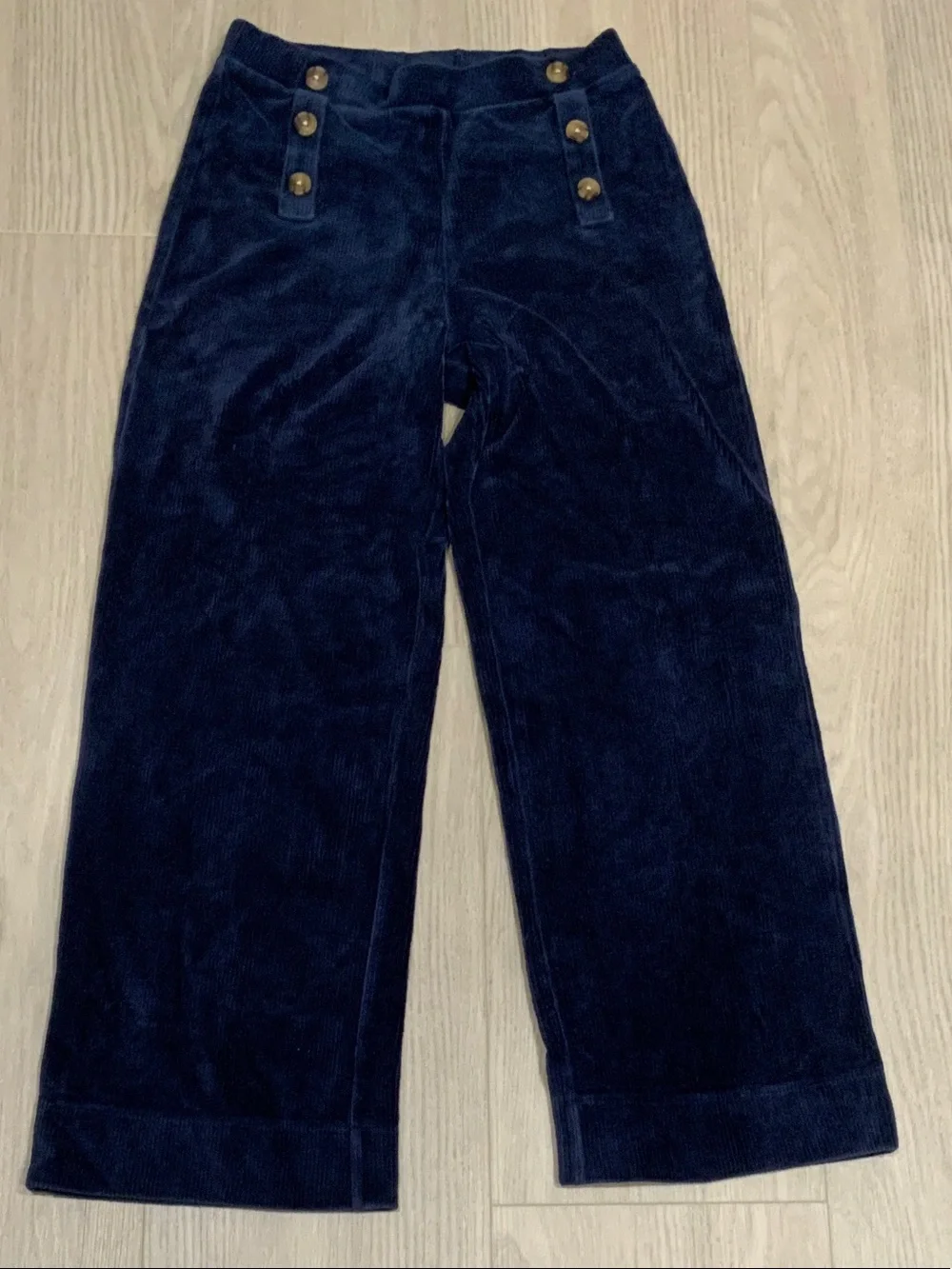 Crewcuts Light Blue Long Sleeve Tee with Crewcuts baggy navy pants